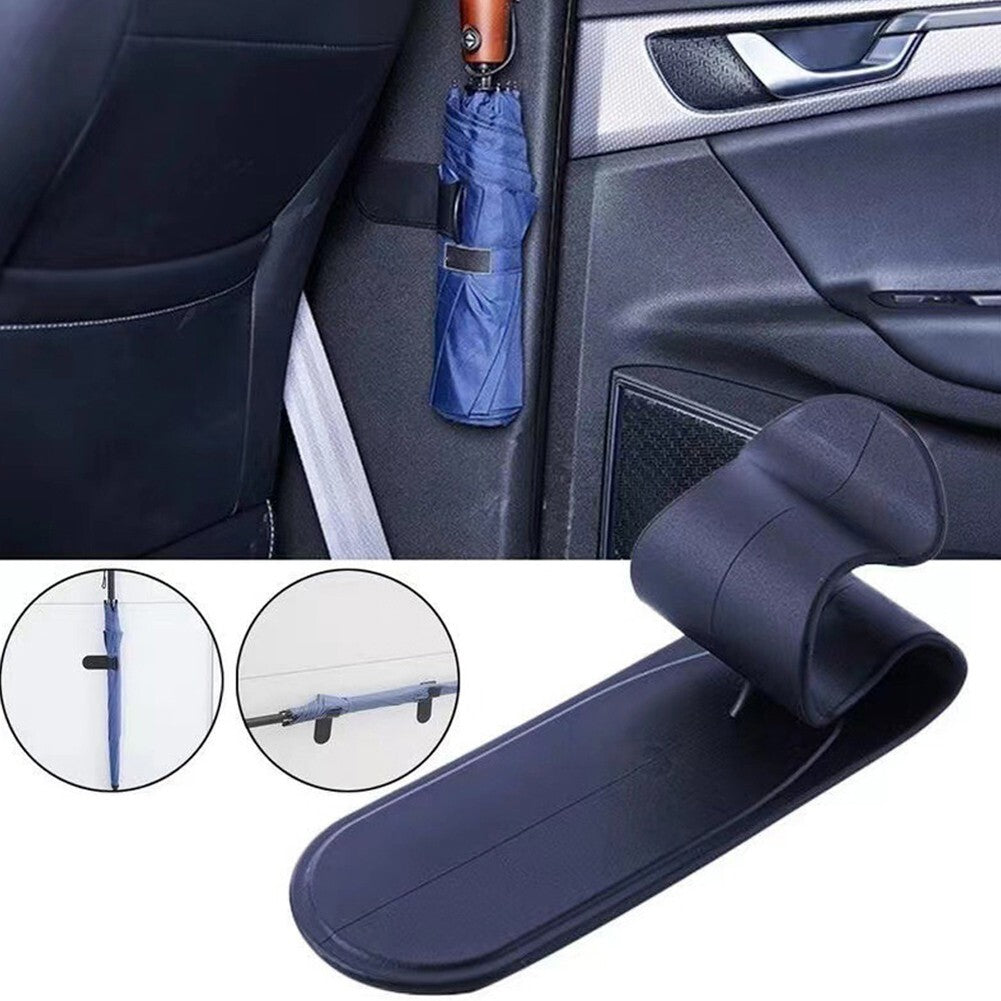 ya 5 8.7 2x Car Trunk Umbrella Hook Holder Hanger Clip Fastener Car Accessories Black