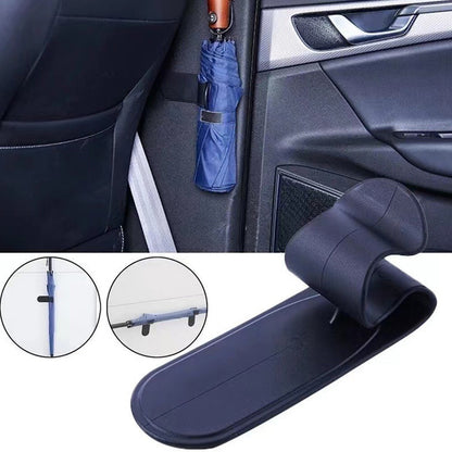 ya 5 8.7 2x Car Trunk Umbrella Hook Holder Hanger Clip Fastener Car Accessories Black