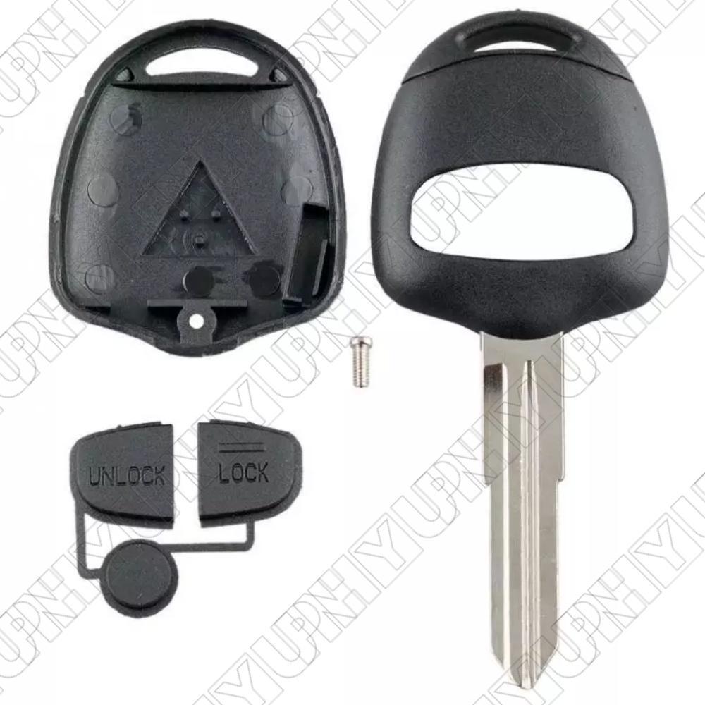 ya 5 8.7 2 Button Remote Key Replacement Shell with MIT11 Blade No Chip for Mitsubishi