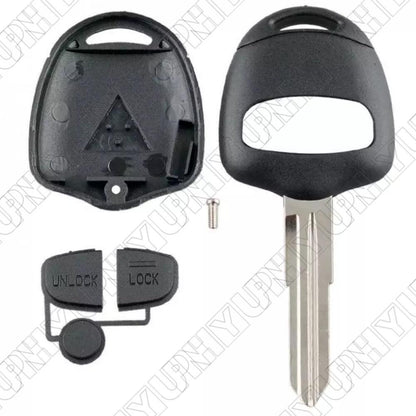 ya 5 8.7 2 Button Remote Key Replacement Shell with MIT11 Blade No Chip for Mitsubishi