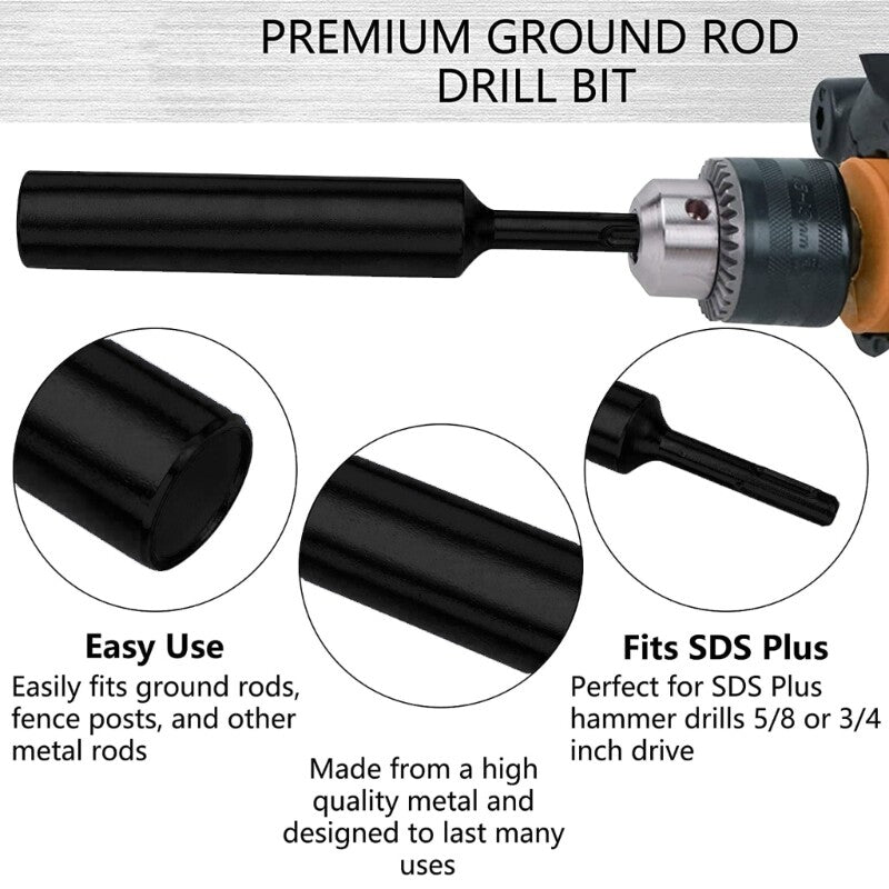 ya 14 Plus Adapter s Drill Ground Rod Driver For 5/8 Inch 3/4 Inch s