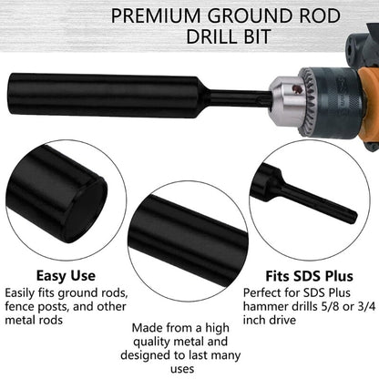 ya 14 Plus Adapter s Drill Ground Rod Driver For 5/8 Inch 3/4 Inch s