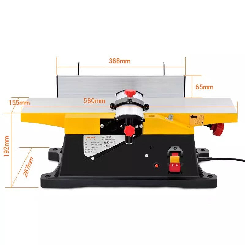 ya 25 Multifunctio l Woodworking Planer Table-type Woodworking Planer Small Planer