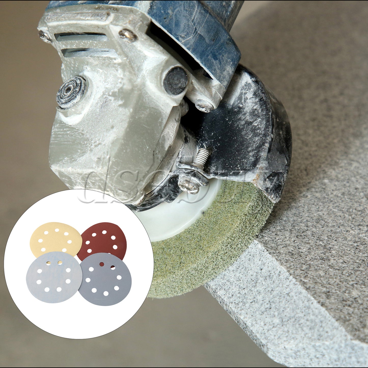 ya 14 550 Pieces 5 Inch 8 Holes Sanding Disc Sandpaper 1500/2000/3000/5000/7000 Grit