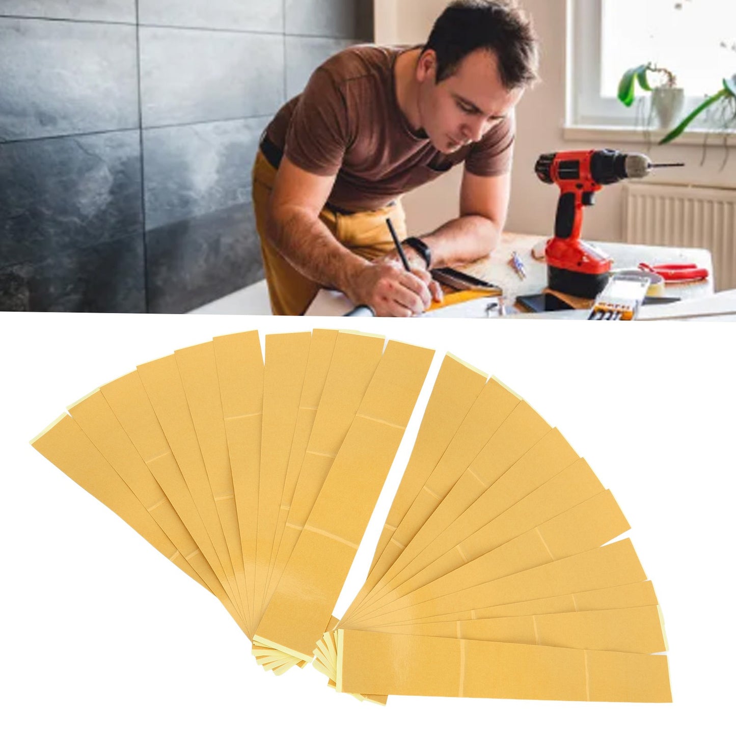 ya 14 20pcs Zero Clearance Tape 2x14in Accurate Cut Double Sided Saw Woodworking Tape