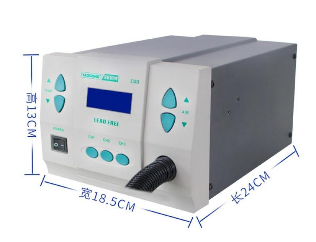 1000W 861DW Original HeatGun Lead Free Hot Air Soldering Station Rework Station