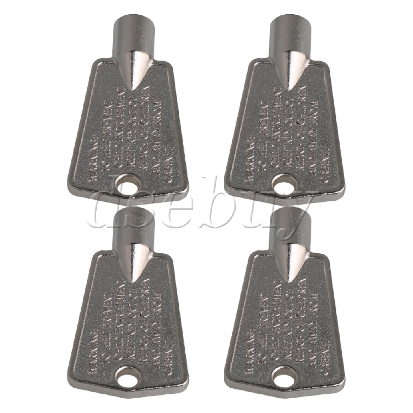 ya 26 4Pieces Reigerator Door Lock Key Replacement for Jenn-Air AP2940188 Silver