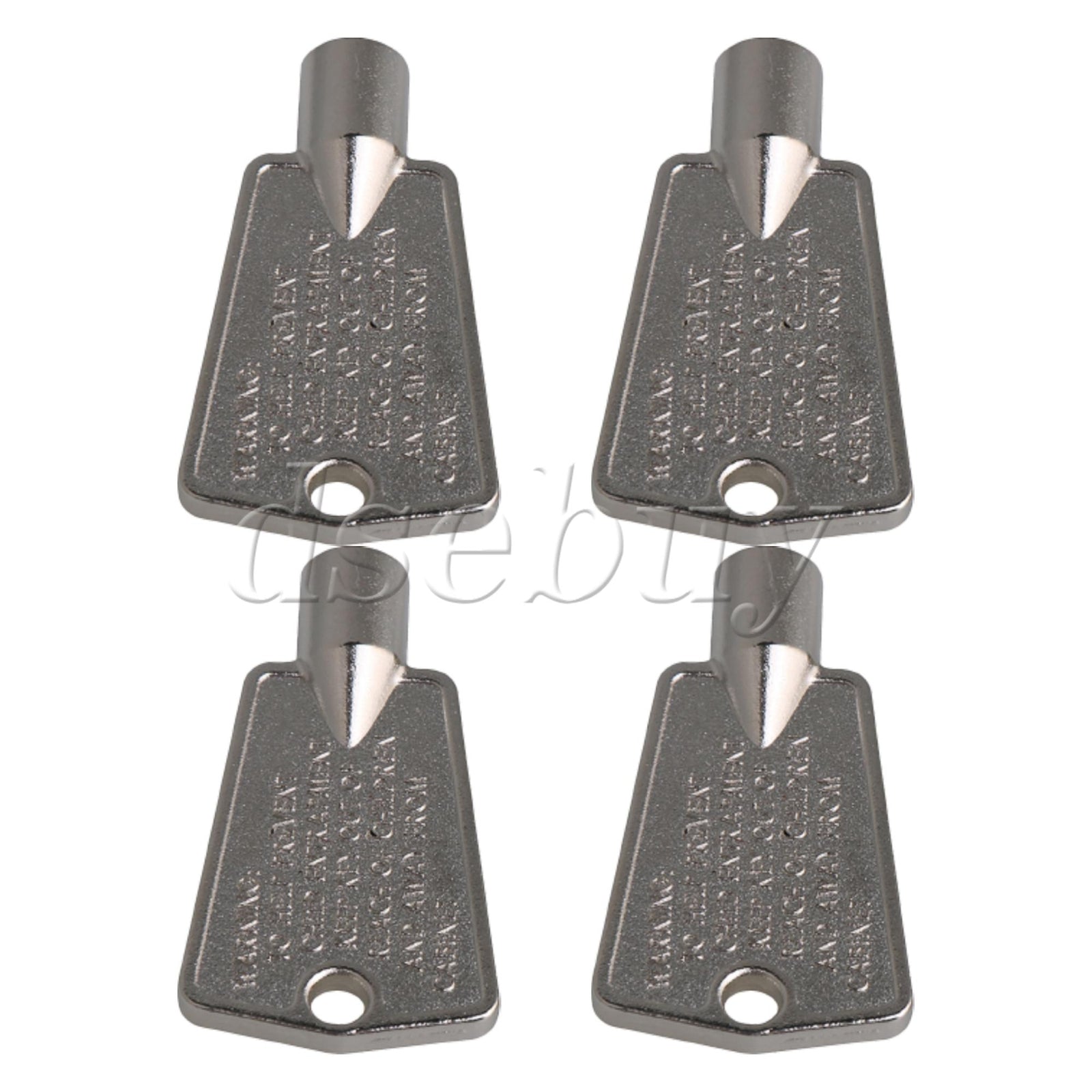 ya 26 4Pieces Reigerator Door Lock Key Replacement for Jenn-Air AP2940188 Silver