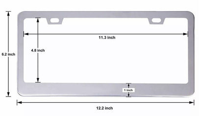 ya 1 8.12 baidi Car License Plate Frame Cover Hood Cap Rear Cover Real Carbon for Alfa Romeo 