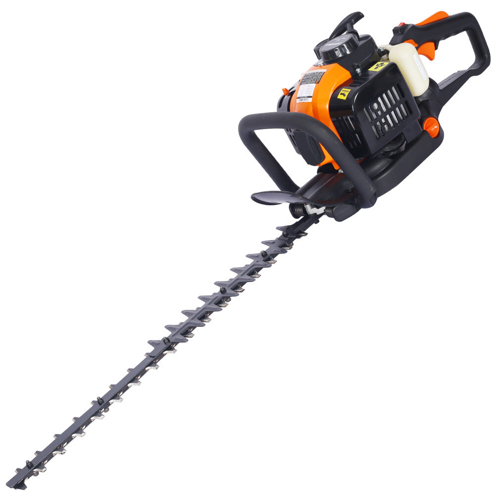 ya 28 26cc 2-Cycle Gas Hedge Trimmer w/24 Double-Sided Blade & Recoil Starter