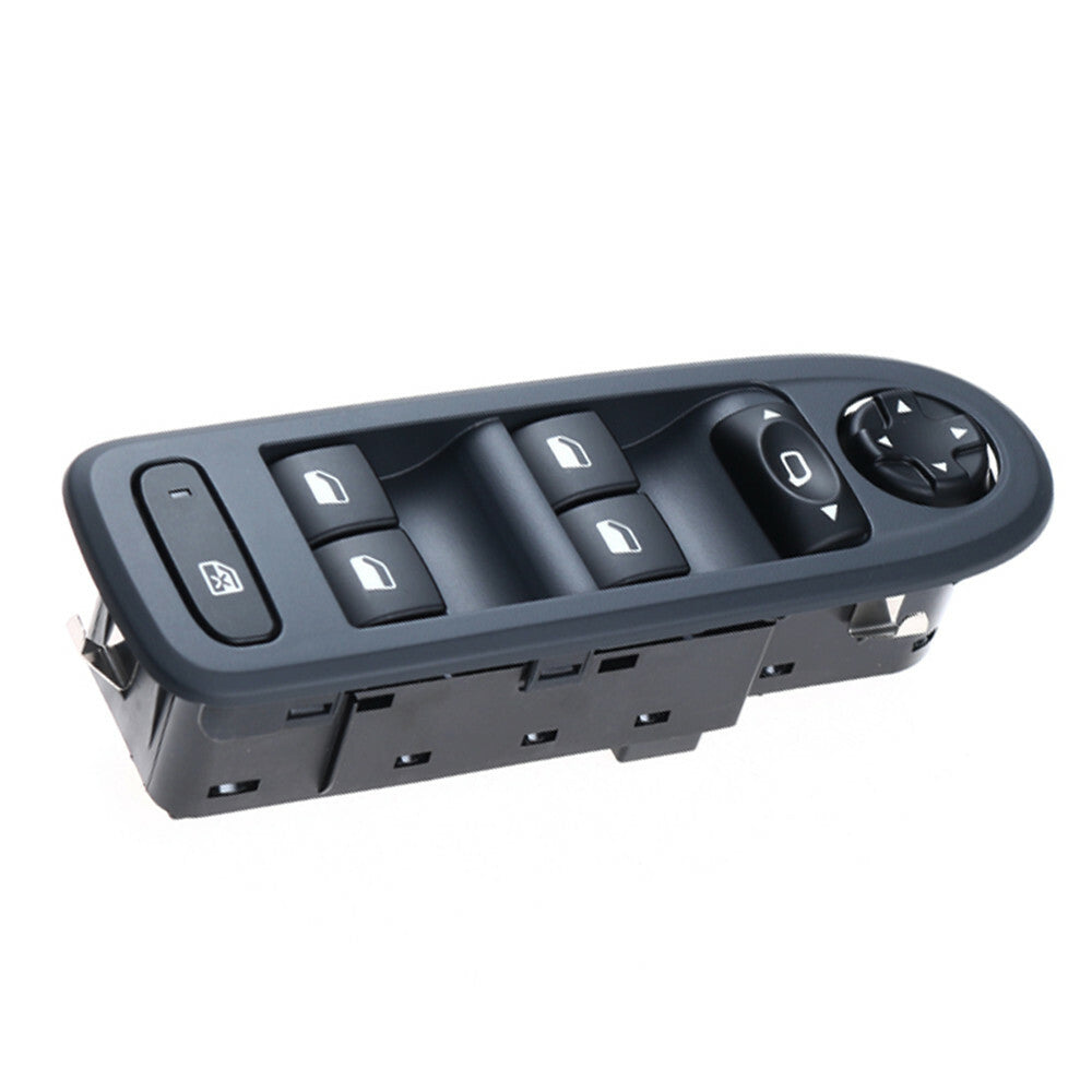 ya 1 8.5.1 Front Driver Side Power Window Switch Compatible with for Peugeot 98060866 Black