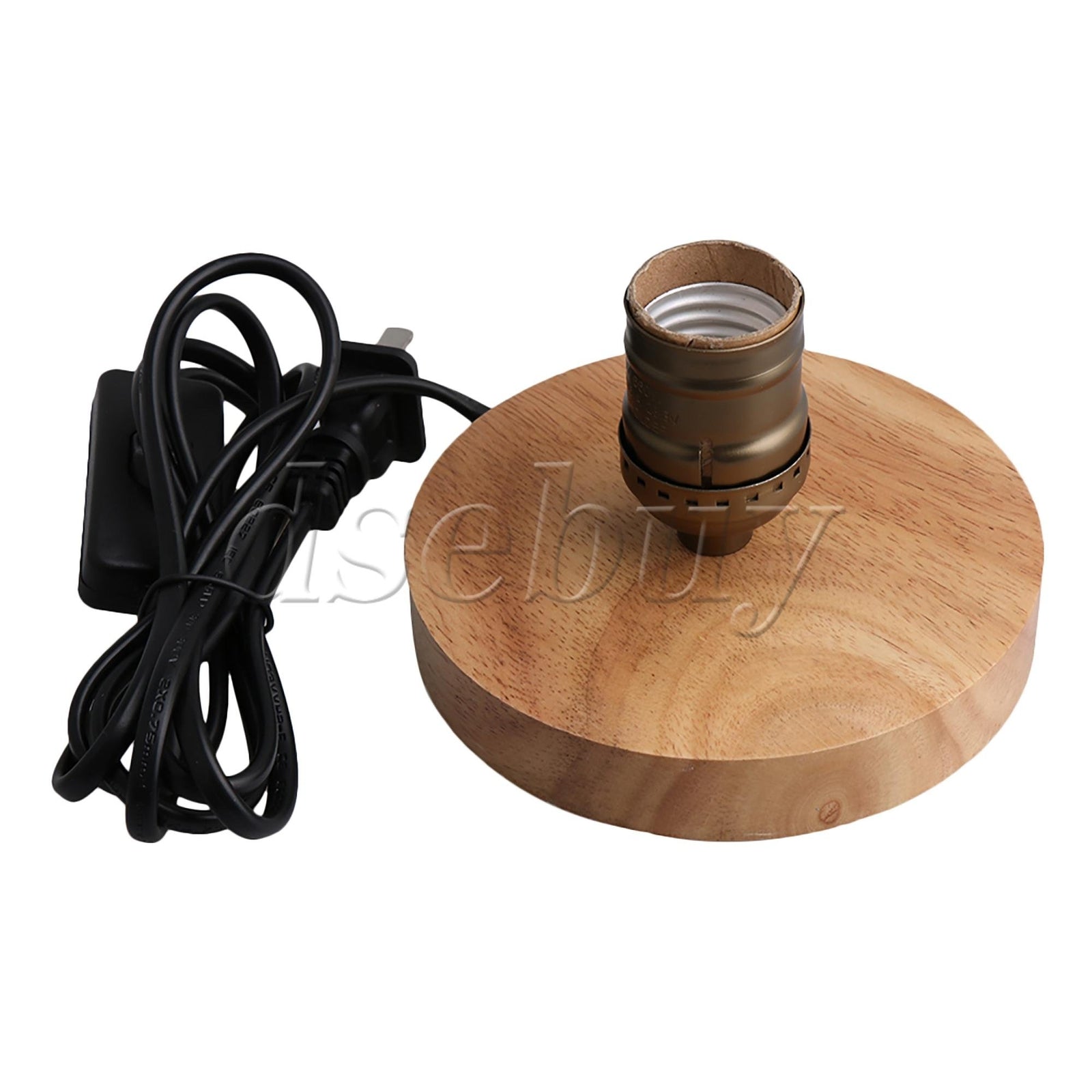 ya 14 2 Pieces Bronze E27 Socket Lamp Holder Fitting Light Lamp Fixing Base for Home