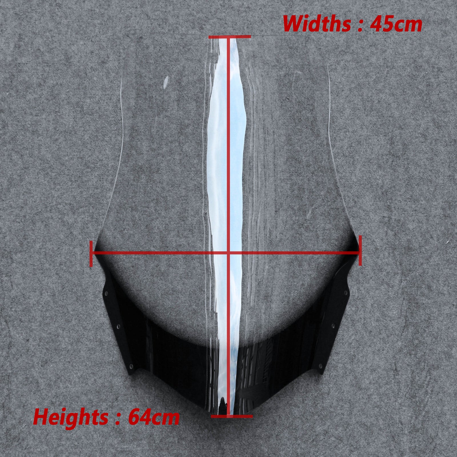 ya 4 6.21 Fit for Yamaha Majesty YP250 YP3 YP400 03-2008 64CM Windshield Windscreen black