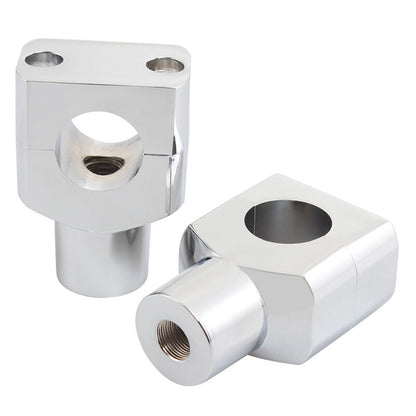 ya 5 8.7 2pcs Motorcycle 1 Inch Handlebar Riser Mount Chrome L&R for Suzuki Marauder 800 1600