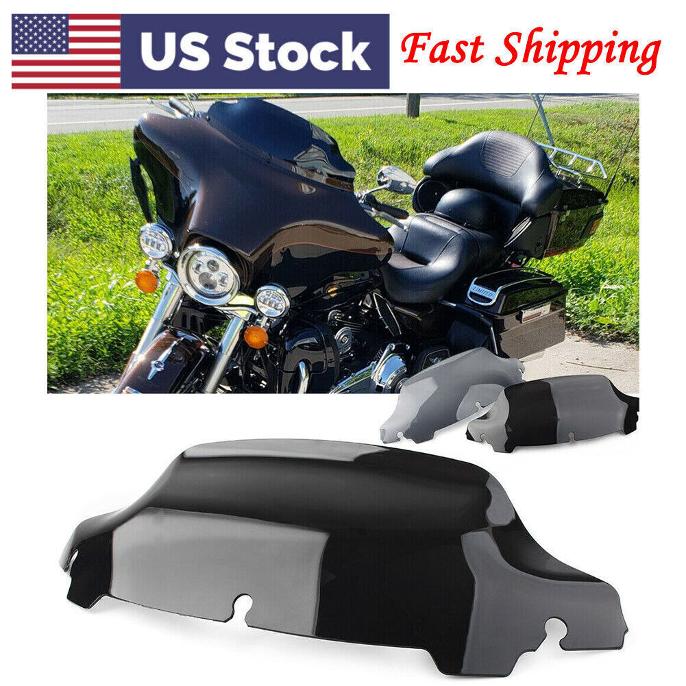 ya 4 6.21 7' Windshield Wave Windscreen for Harley Touring Electra Street Glide 14-21