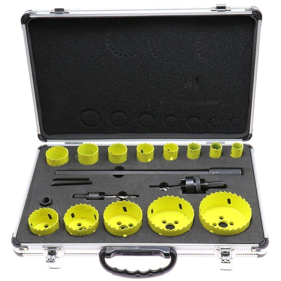 ya 25 19pcs Bimetal Metal Hole Opener Concrete Saw Electric Hollow Core Drill Bit