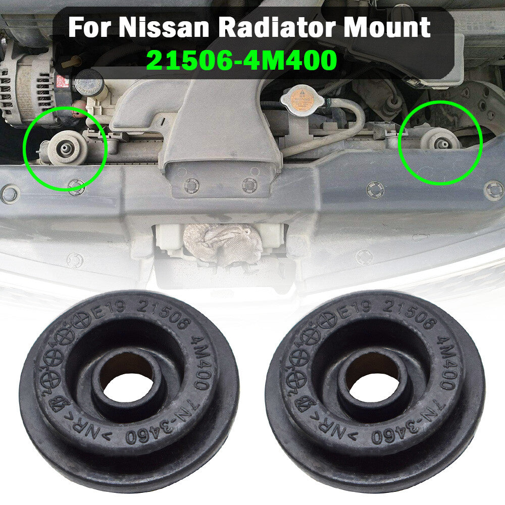 ya 27 7.20 2pcs. for NIssan AD ALMERA TINO ELGRAND Pulsar SYLPHY Radiator Mount RUBBER BUSH