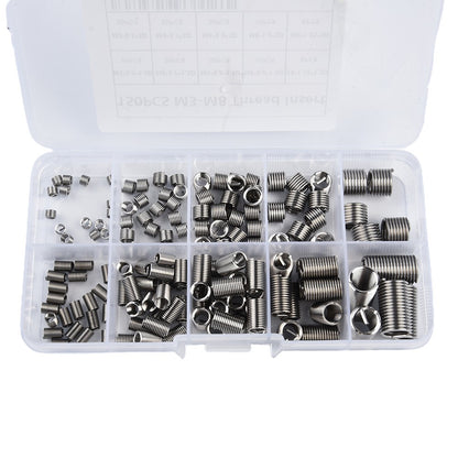 ya 5 8.7 150pcs Thread Rt Stainless Steel Helicoil For M3 M5 M6 M8 Thread Repair Kit New