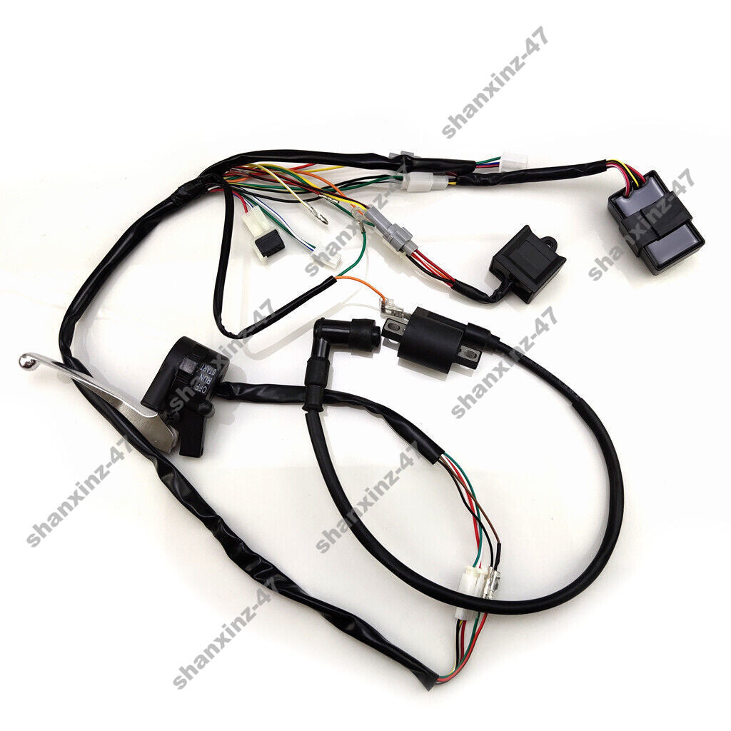 ya 4 6.22 Wire harness loom illuminated CDI control unit coil switch for Yamaha PW50 PY50