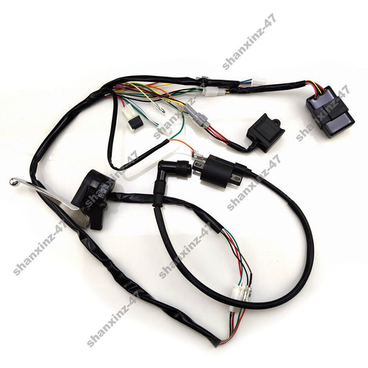 ya 4 6.22 Wire harness loom illuminated CDI control unit coil switch for Yamaha PW50 PY50
