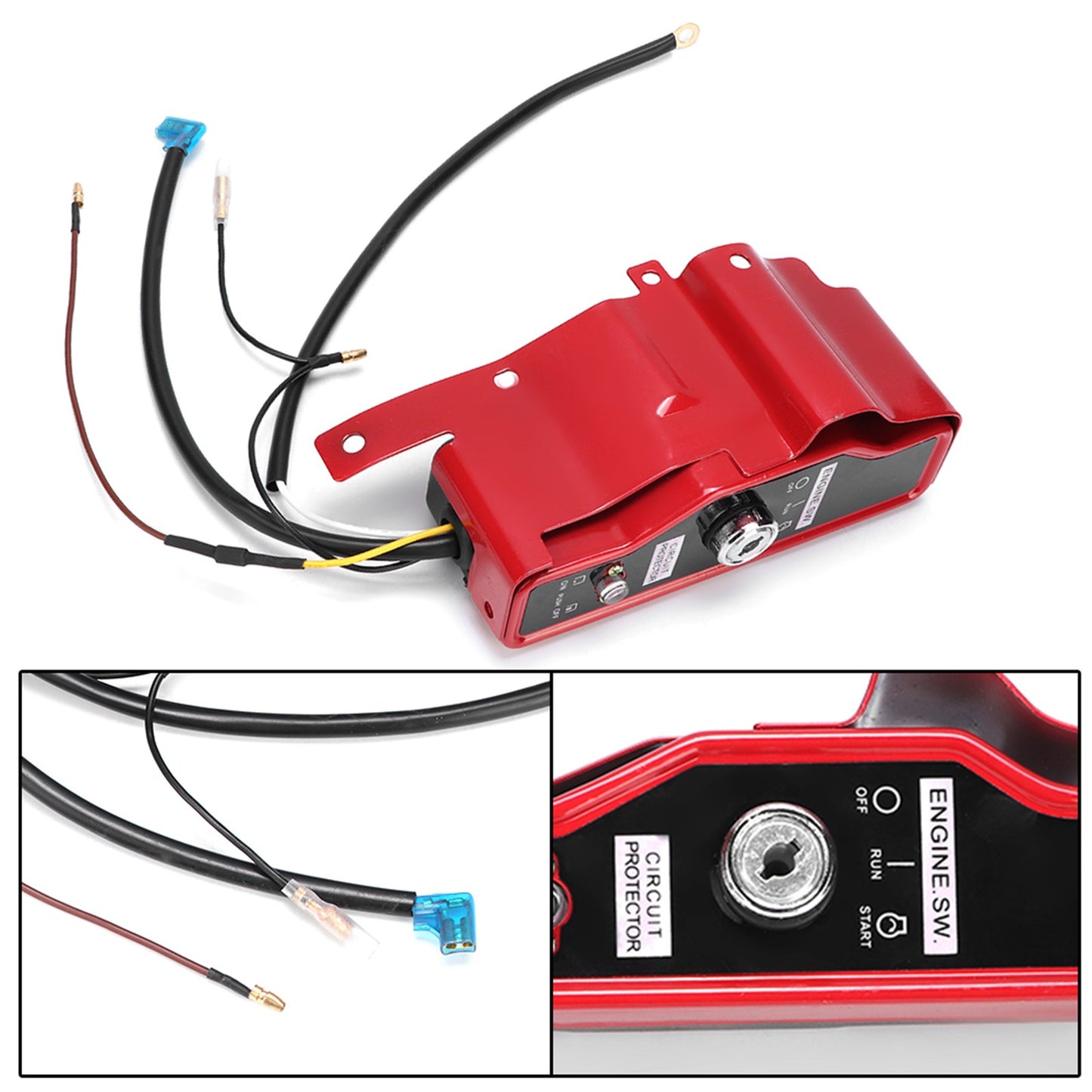 ya 14 ? Electric Ignition Switch  2 Key Panel For GX340 GX390 11HP 13HP