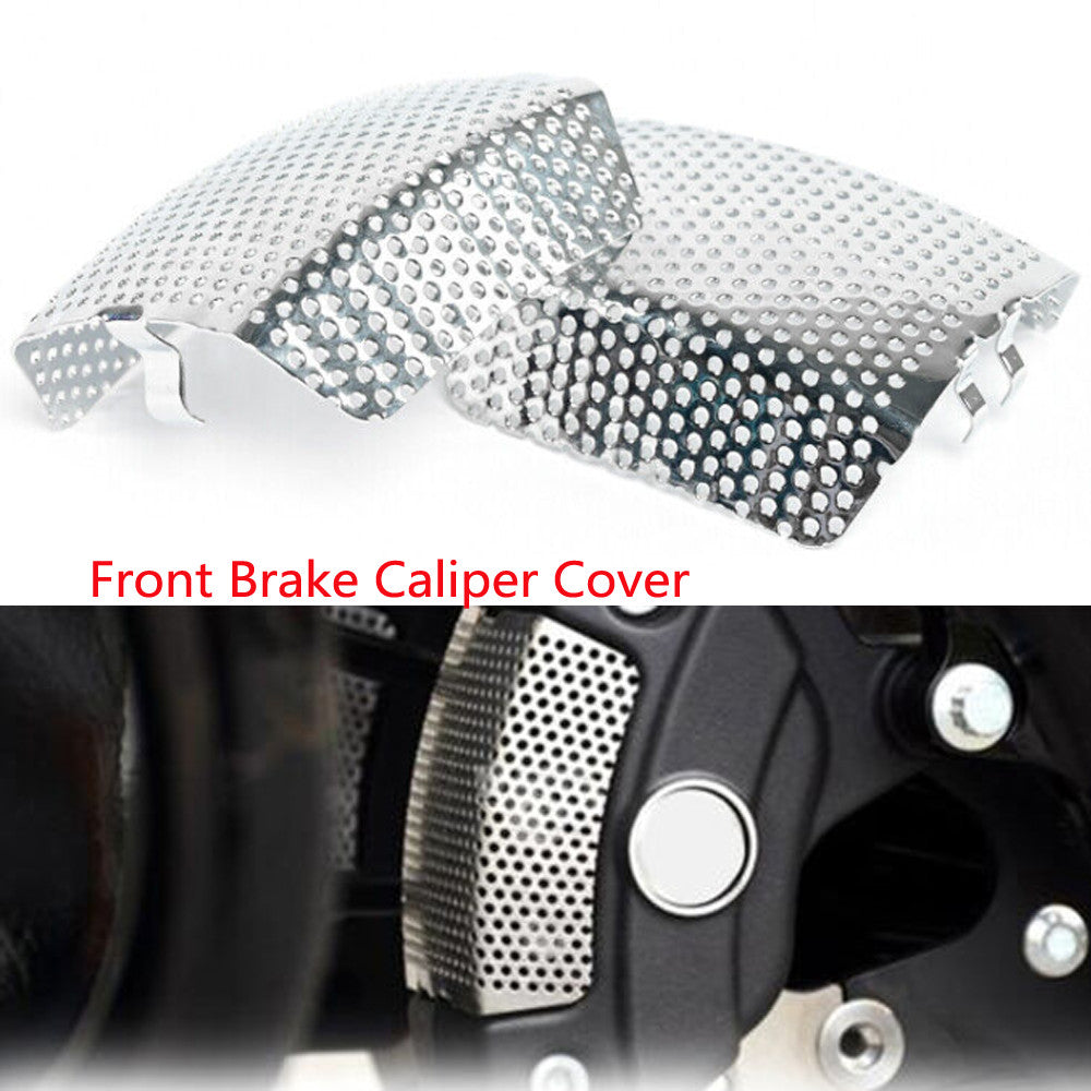 ya 4 6.17.2 Chrome front brake caliper insertion kit protective cover suitable for Harley Davi for DS on Touring models
