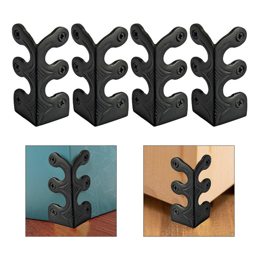 ya 14 Sleek Design for Solid Brass Corner Guards for All Furniture Types Set of 4