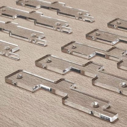ya 25 10Pcs Acrylic Sawing Height Gauges Pisions Woodworking Machine Setup