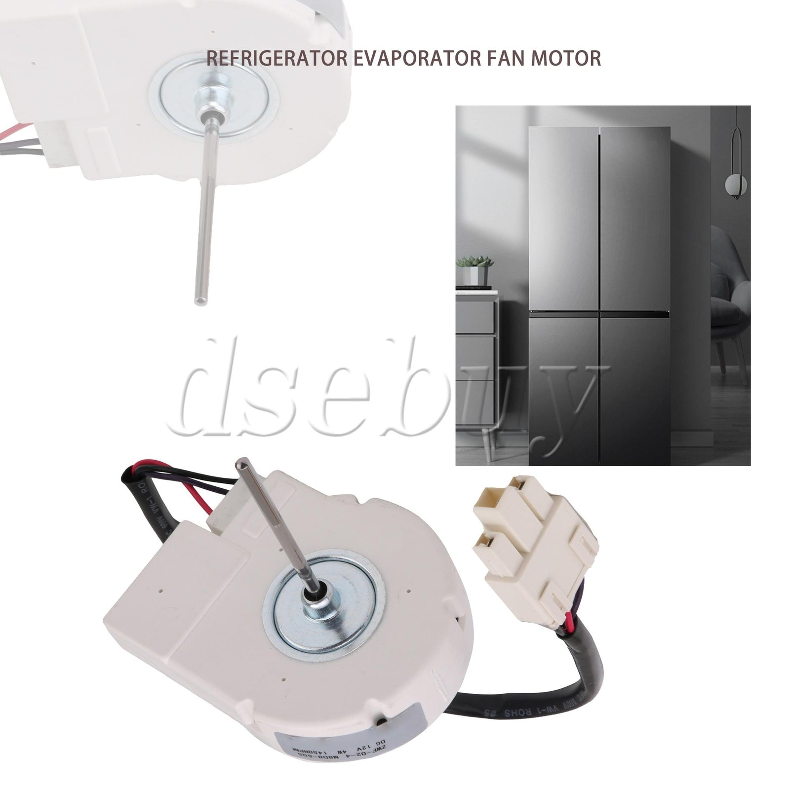 ya 26 3 Pieces DC 12V 4W eezer Fan Motors Parts A62M12SI Replacement for 