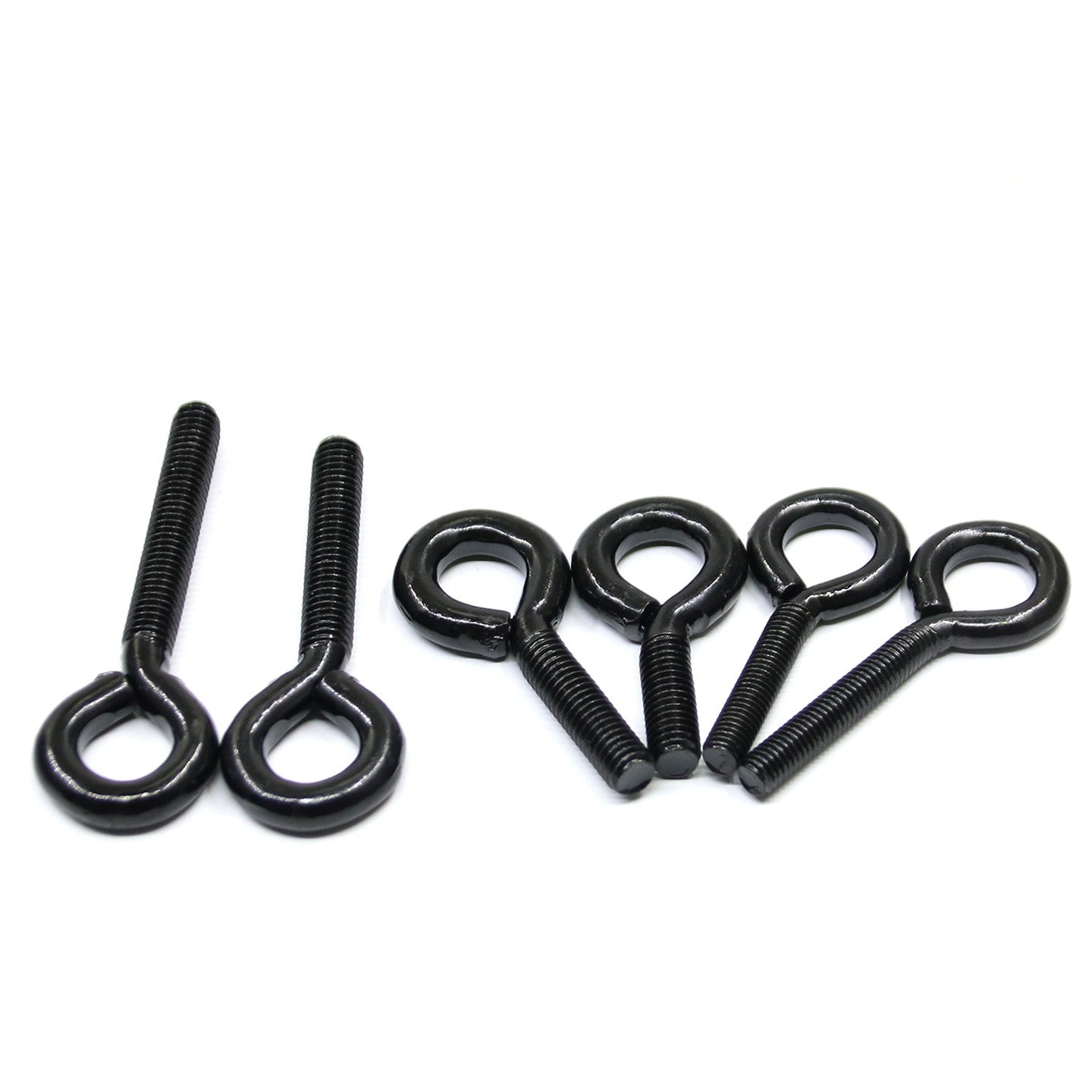 Black Dacromet Carbon Steel Eye Hooks Closed Ring Hook Eye Bolts M3 M4 M5 M6 M8