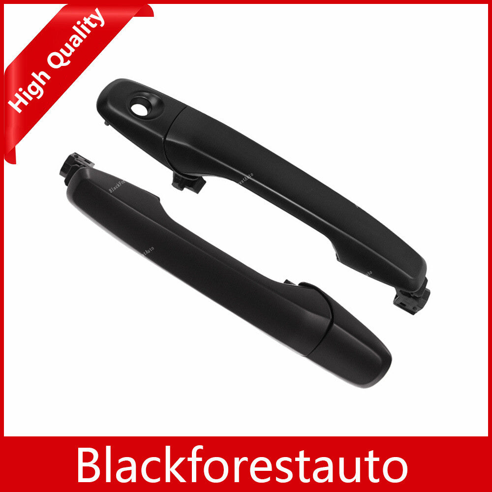 ya 13 5.27 2x Exterior Door Handle Front Right&Left for Ford Explorer Edge 2011-15 Black