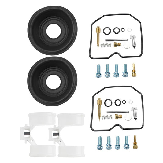 ya 17 2X Vulcan 500 EN500 Carburetor Repair Kit With Pl & Diaphragm
