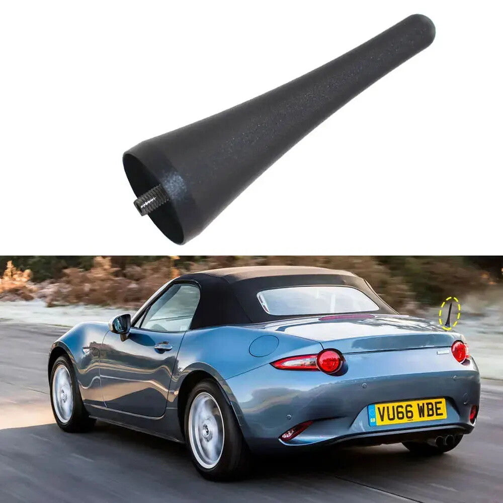 ya 3 6.25 ?? 3.8 inch Aluminum Short Stubby Antenna Mast for Fiat 124 Spider 2017-2022