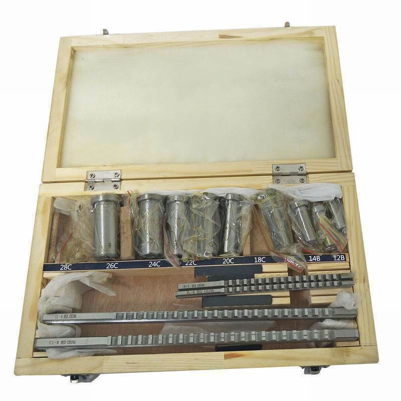 18pcs HSS Metric Keyway Broach Set 4/5/6/8mm Broaches 12-28 Cutting Broach b