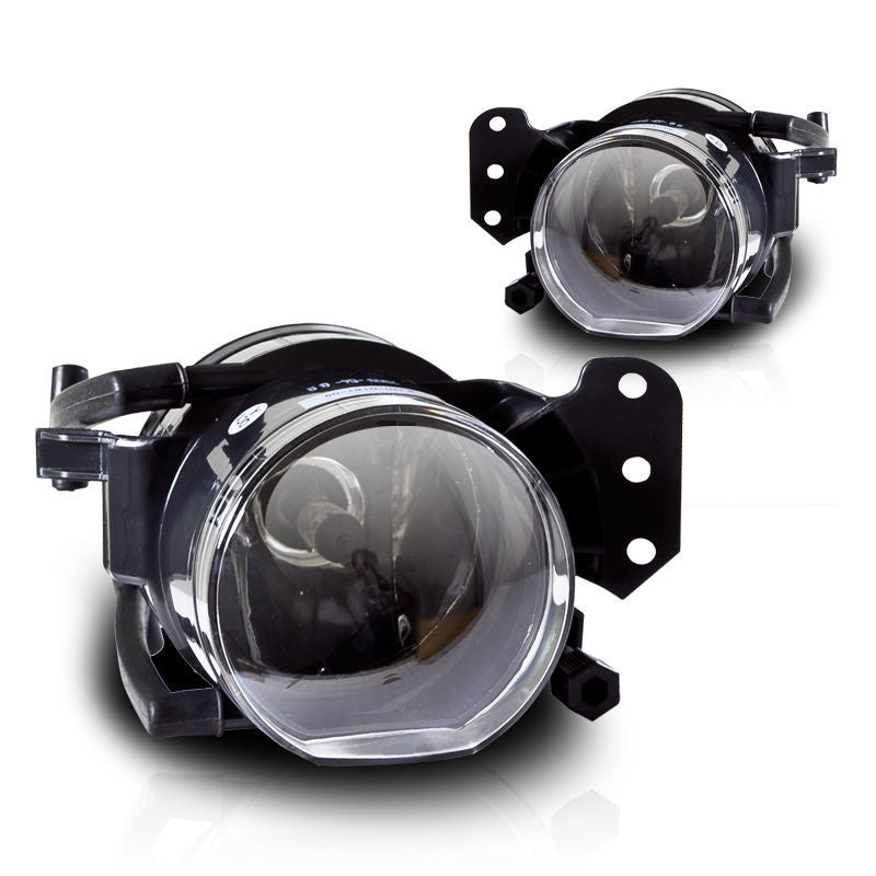 ya 1 8.5.1 FOR 2006-11 E90&LCI FRONT BUMPER MTECH FOG LIGHT ONLY REPLACEMENT CLEAR PAIR
