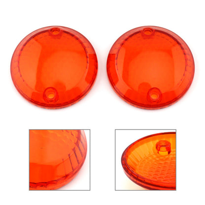 ya 5 8.7 2x Turn Signal Light Lens Cover for Suzuki Intruder 1400 VX800 Amber Motorcycle