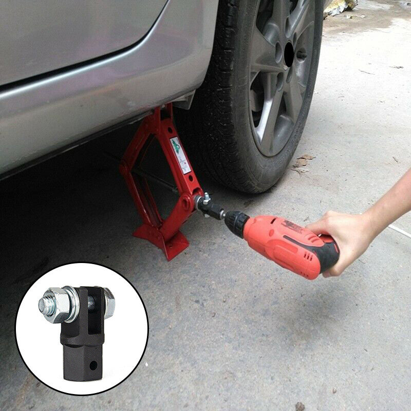 ya 1 6.30 Scissor Jack Adapter 1/2 Inch Chrome Vanadium Steel Drive Impact Wrench Tool