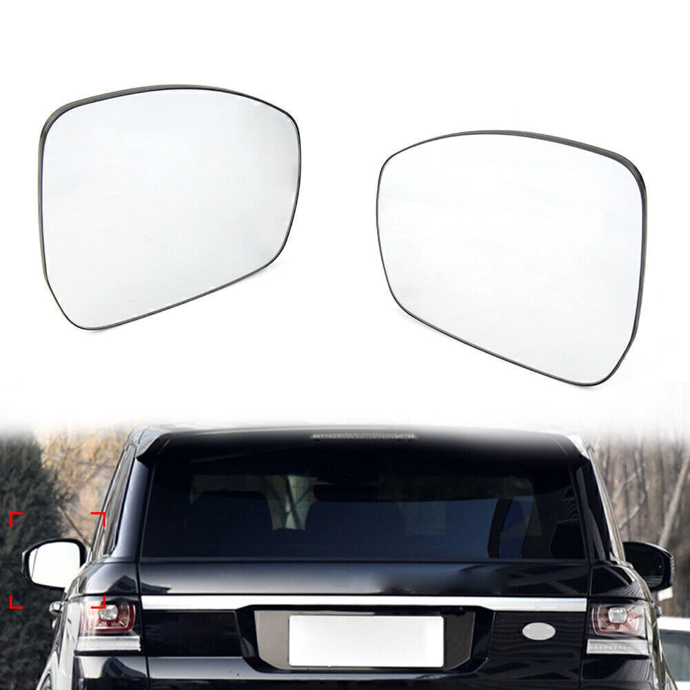 ya 3 6.25.2 2xHeatable Rear View Mirror Glass for Land Rover LR4 LR5 for Range for Rover Vogue Sport