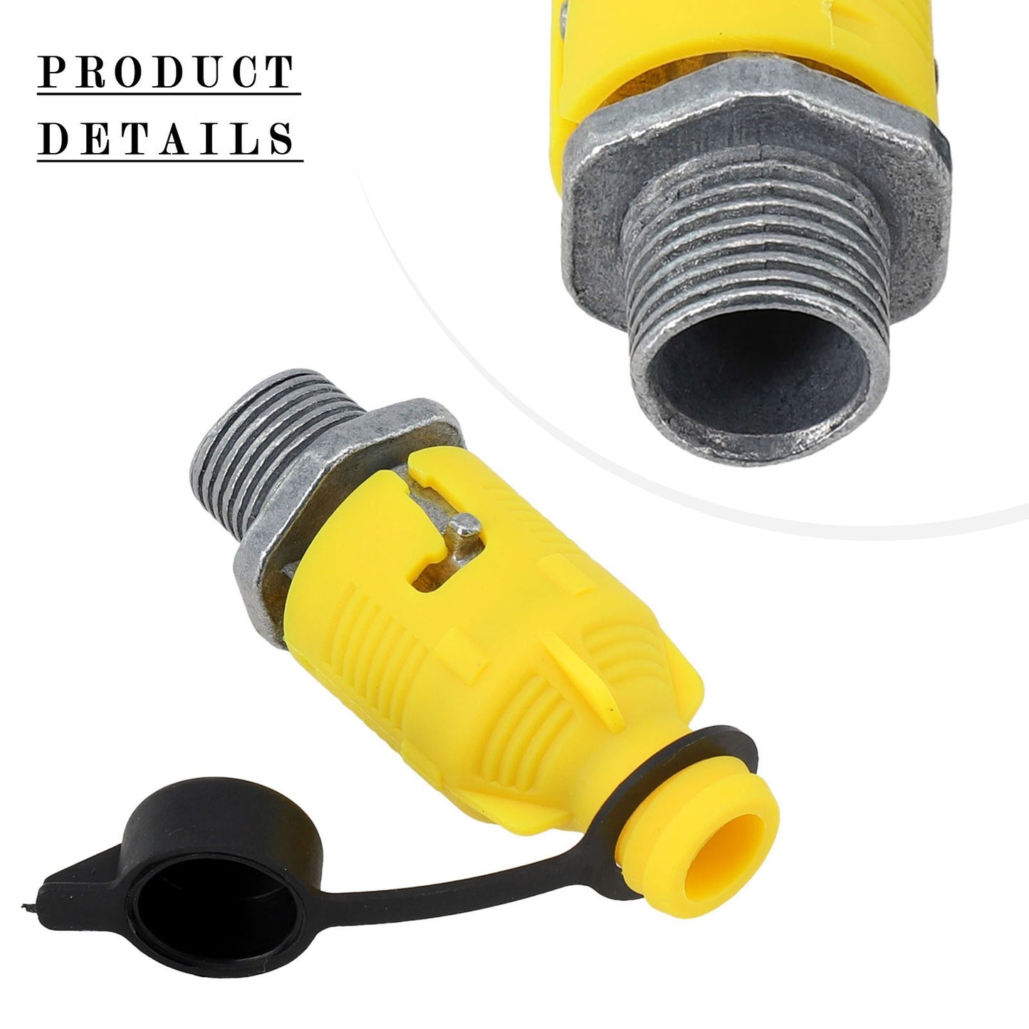 ya 14 Yellow Zinc Alloy Oil Drain Valve 125 508 Quick and Mess Oil Change