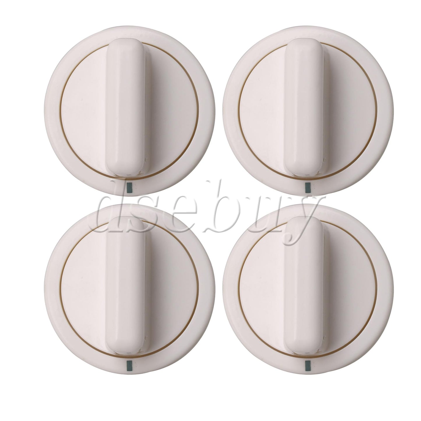 ya 26 4Pieces White Dryer Washer Timer Control Knobs Replacement for GE AP3207448