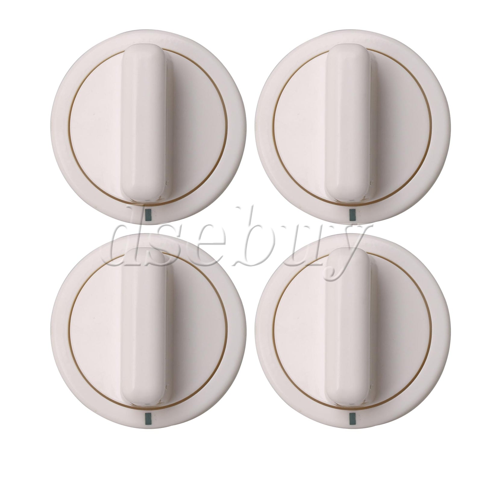 ya 26 4Pieces White Dryer Washer Timer Control Knobs Replacement for GE AP3207448