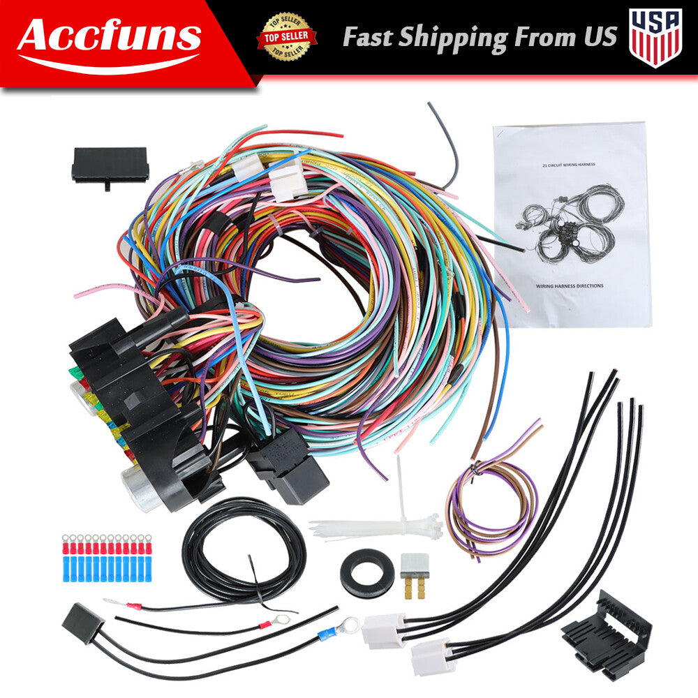 ya 1 7.9 For 1979 - 1982 for GMC C1500 Universal X Long Line 21 Circuit Wiring Harness