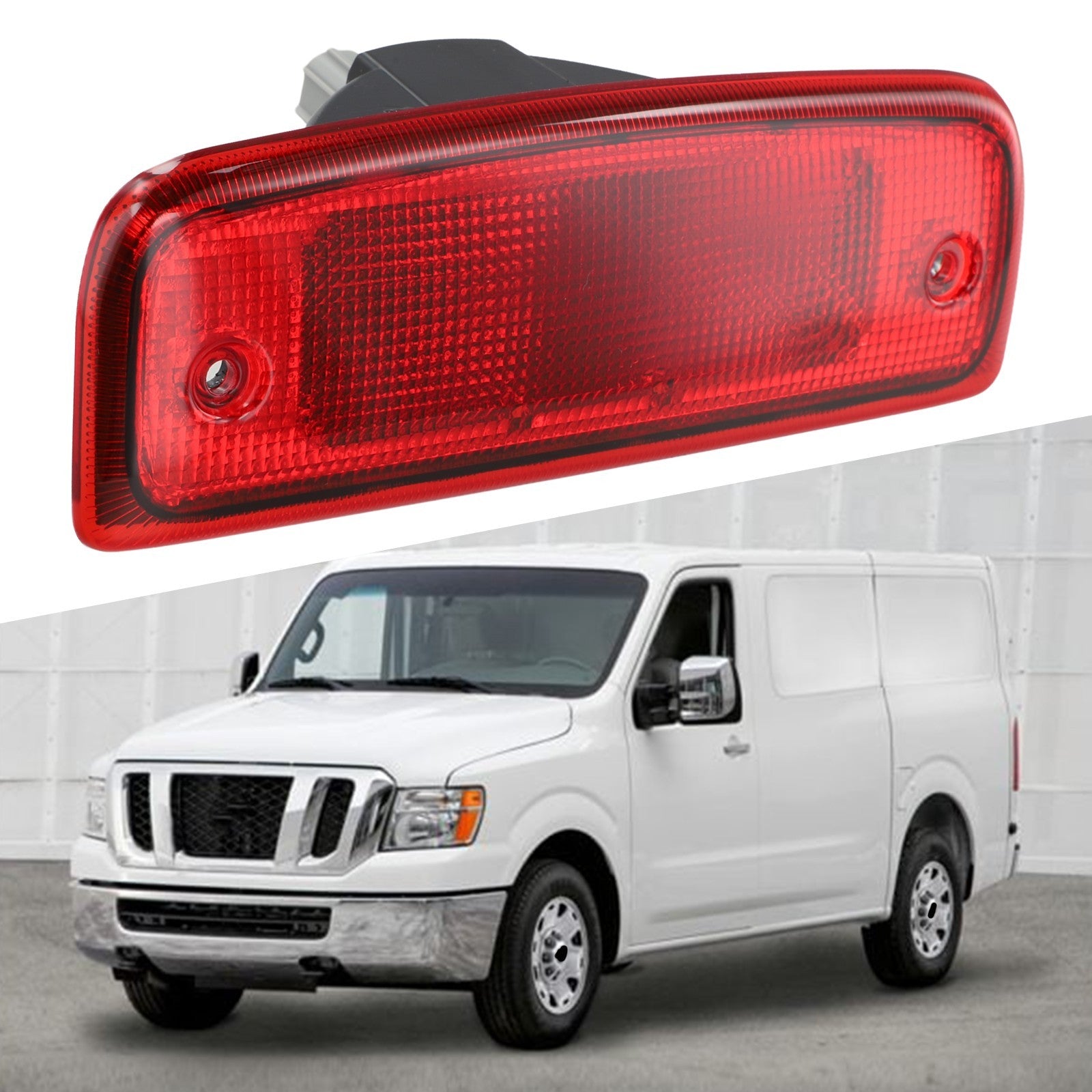 ya 1 7.4 High Mount Stop Light Easy Installation Wear-resistant Design for for Nissan NV1500
