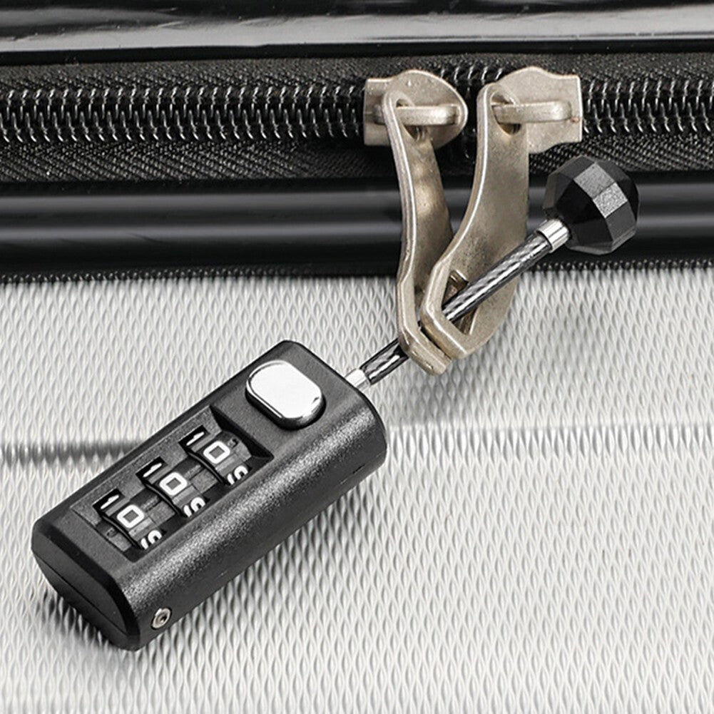 ya 26 Secure Your Valuables with a Resettable Padlock for Computer Bags and Backpacks