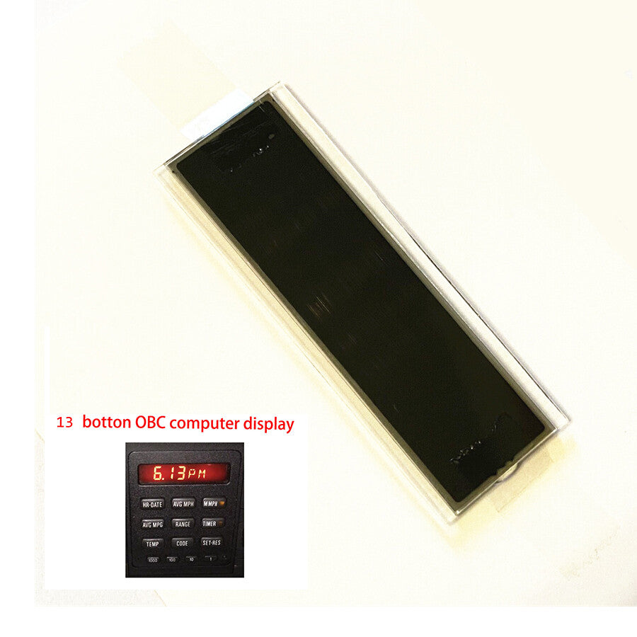ya 2 6.26 1x LCD Display Replacement for BMW E28 E30 13 Button OBC Bordcomputer BC1 Screen