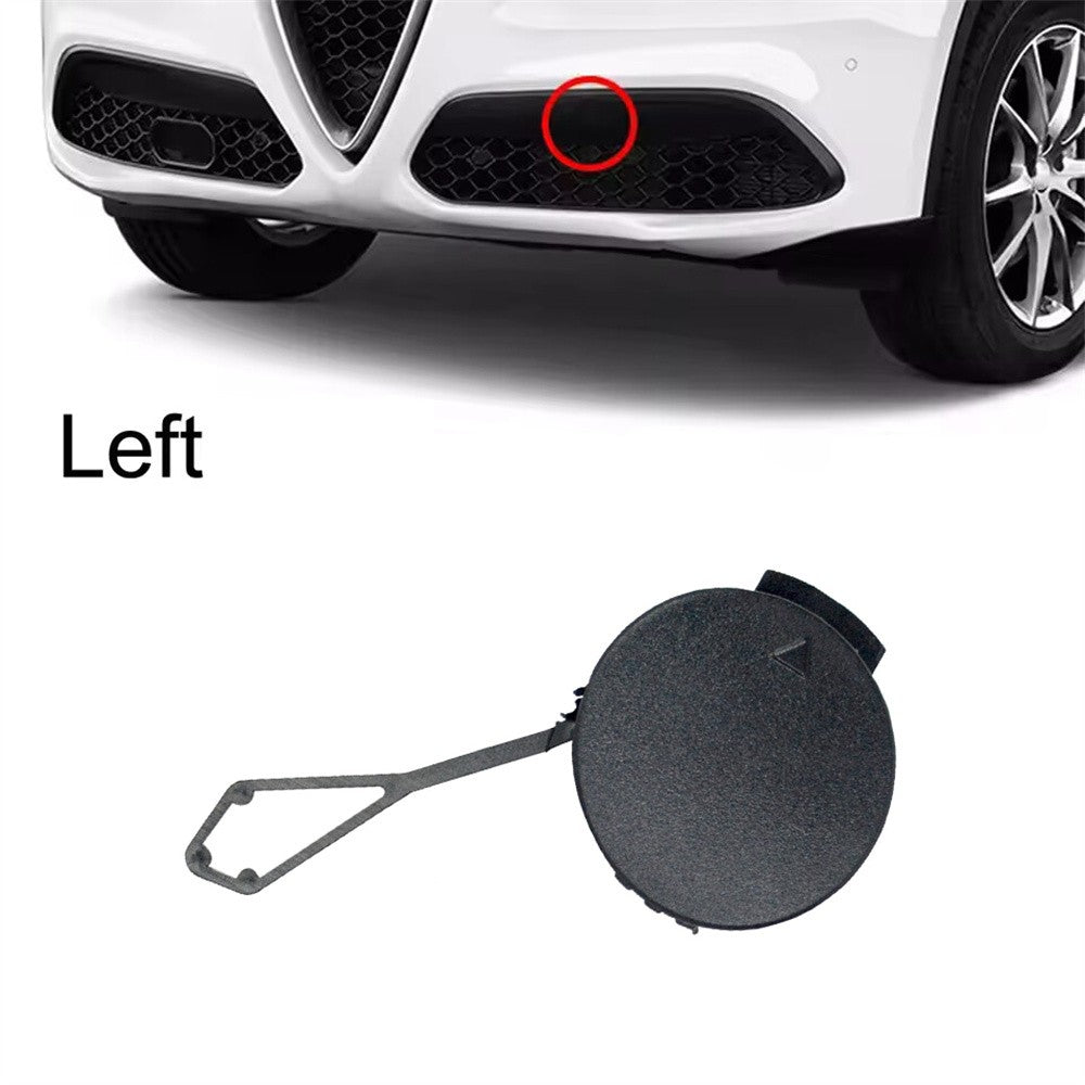 ya 27 6.18 Left Front Bumper Towing Hook Eye Cover Cap Lid for Alfa Romeo for Stelvio 2017-2023