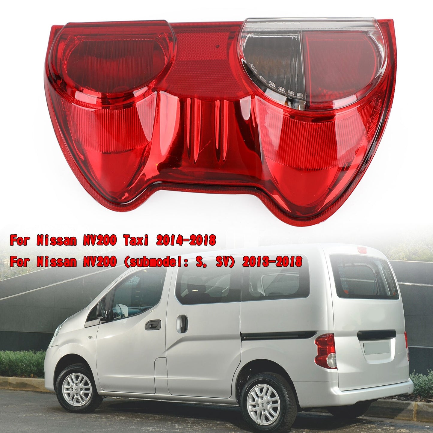 ya 1 8.5.2 Left Tail Light Rear Lamp Lens w/ Bulb(s) 12815326 For NV200 2013-2018