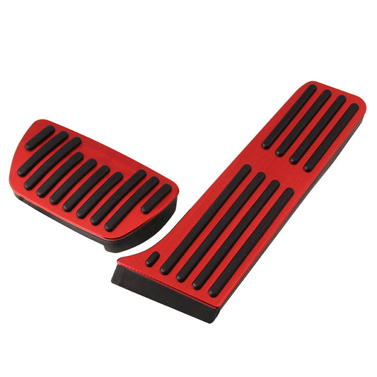 ya 9 6.5.2 Car Foot Pedal Pads Aluminum pedal Red for Toyota RAV4&RAV4 PHV XA50