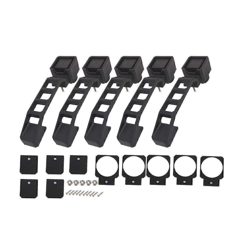 ya 5 8.7 5pcs Black Exterior Door Handles Set For 2007-2017 2008 09 for Jeep for Wrangler JK/JKU