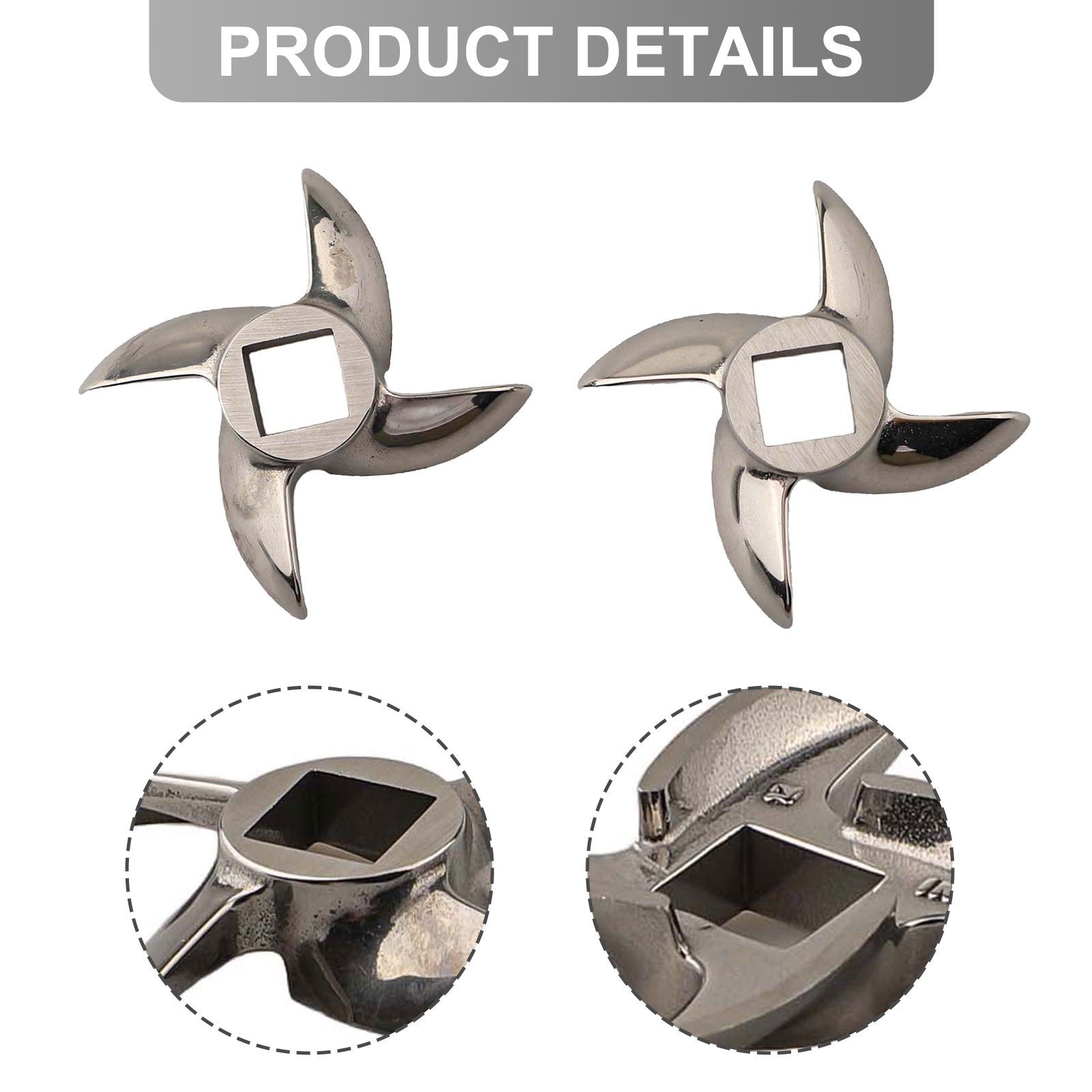ya 26 Rust Resistant Size 12 Meat Grinder Cutter Blade for Smooth Meat Processing